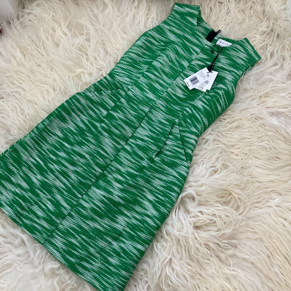 MILLY Printed Mini Dress - Picture 4 of 10